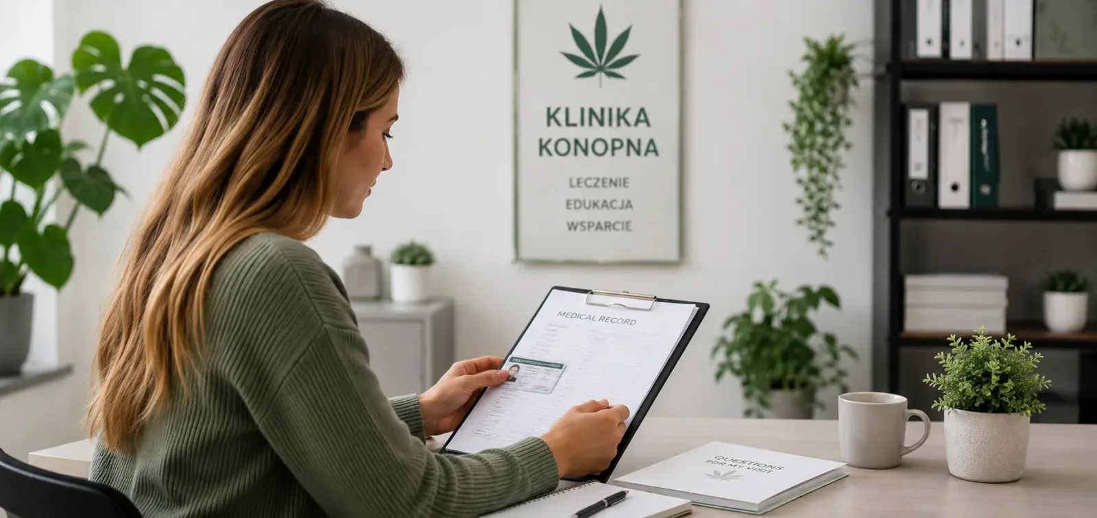 Jak przygotować się do pierwszej wizyty w klinice konopnej? Dokumentacja, kwalifikacja i pytania lekarza