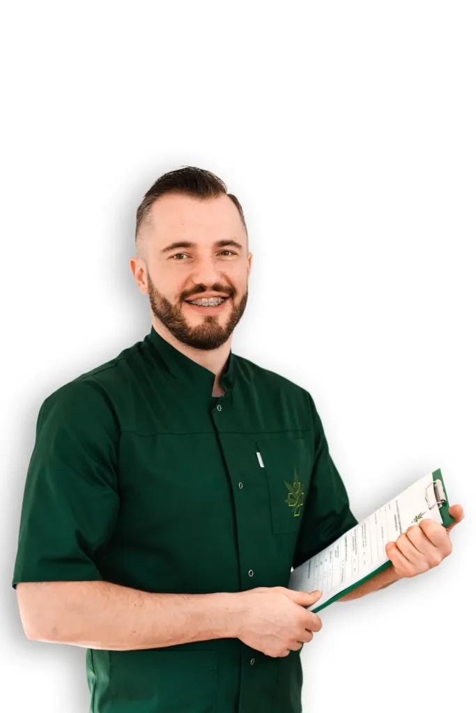 Dariusz Leśniak, terapeuta konopny
